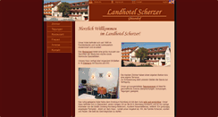 Desktop Screenshot of landhotel-scherzer.de