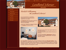 Tablet Screenshot of landhotel-scherzer.de